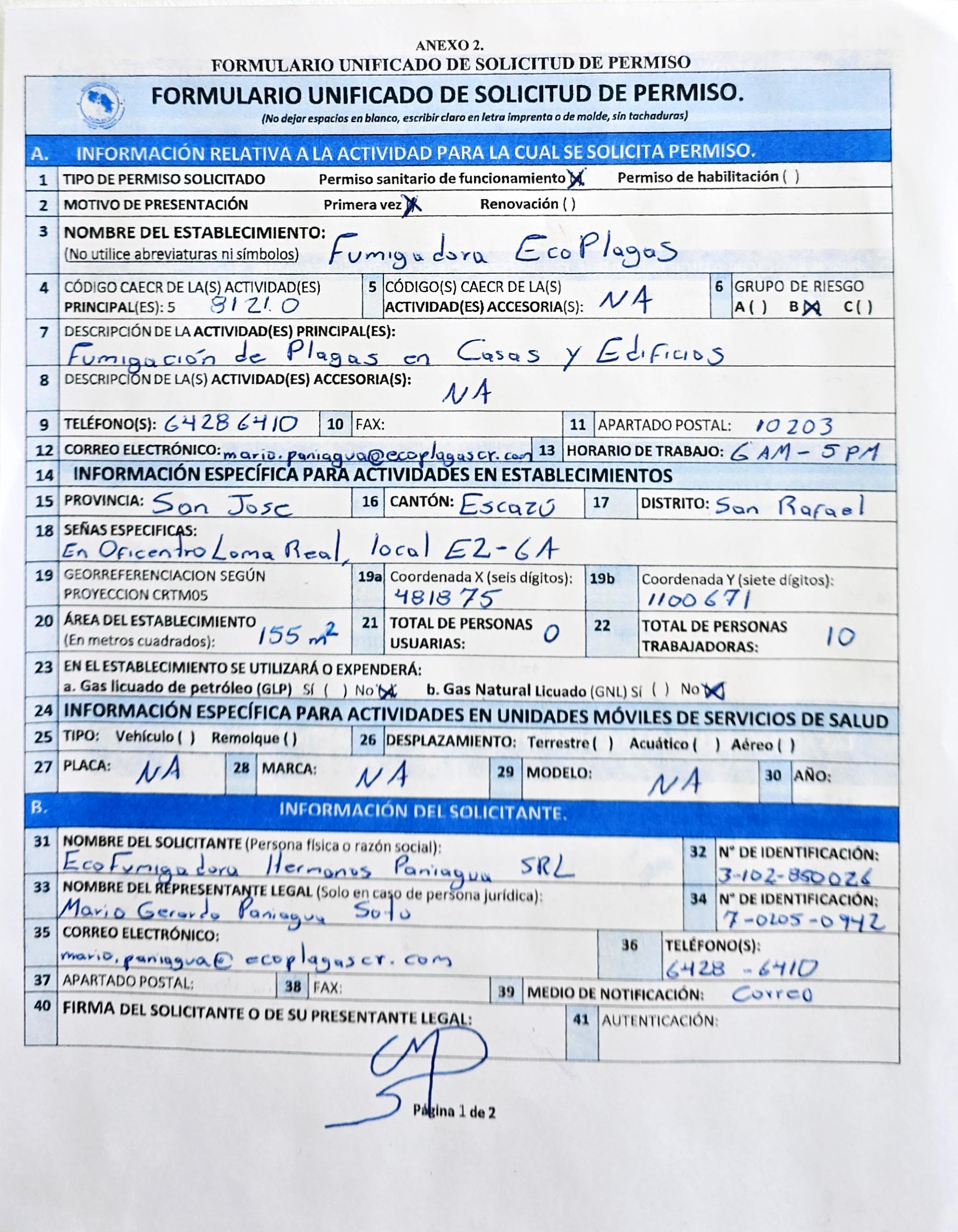 Permiso Ministerio de Salud (pág. 2)